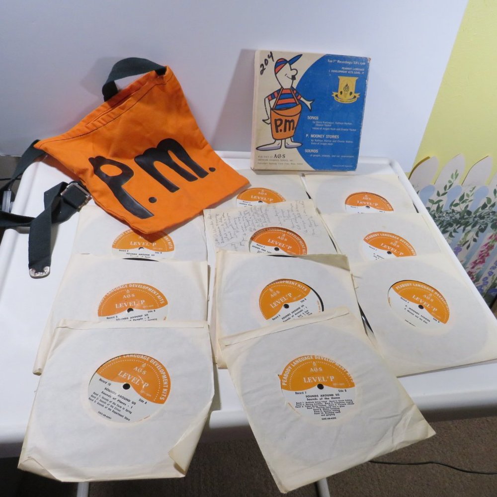 Peabody Language Development Kits Level P Box (Set 10) 7" Records + bag